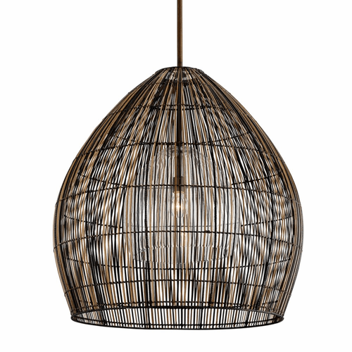 Troy Holden 1-LT Pendant - Bronze - F7532