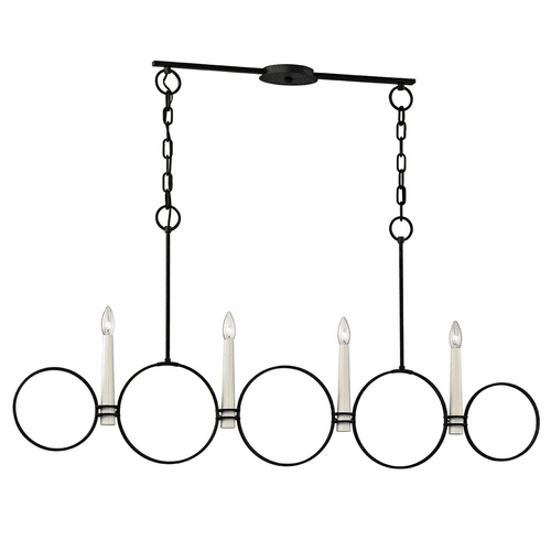 Troy Juliette 4-LT Island Light Chandelier - Country Iron - F5954