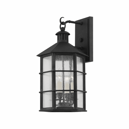 Troy Lake County 4-LT Medium Exterior Wall Sconce - Iron & Steel - B2512-FRN