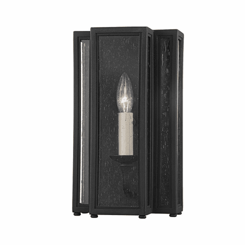 Troy Leor 1-LT Small Outdoor Wall Sconce - Texture Black - B3601-TBK