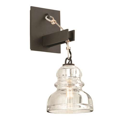 Troy Menlo Park 1-LT Wall Sconce - Deep Bronze - B3971