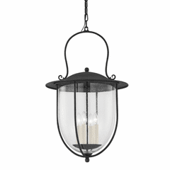 Troy Monterey County 4 Light Large Exterior Pendant - Iron And Steel - F5731-FRN