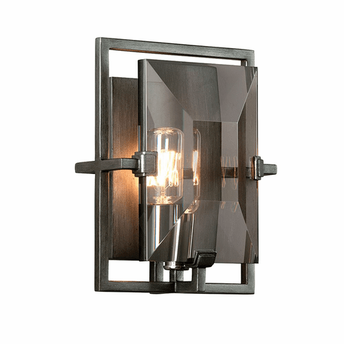 Troy Prism 1-LT Wall Sconce - Graphite - B2822
