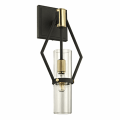 Troy Raef 1-LT Wall Sconce - Textured Bronze Brushed Brass - B6311