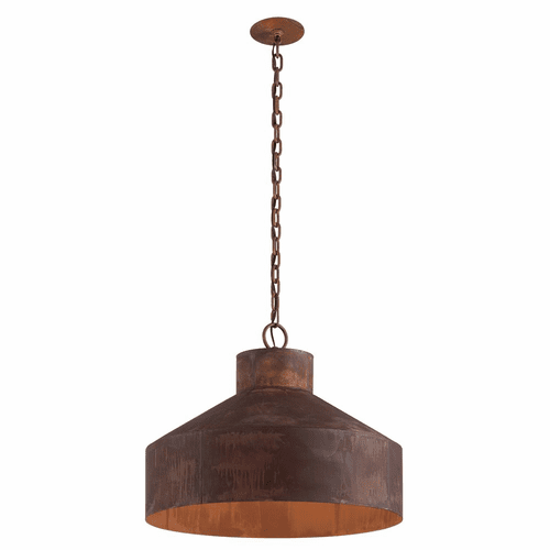 Troy Rise & Shine 4-LT Medium Pendant - Rust Patina - F5264