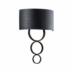 Troy Rivington 2-LT Wall Sconce - Charred Copper - B7232