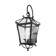 Troy Santa Barbara Co. 3-LT Medium Exterior Wall Sconce - Iron/Steel - B4123-FRN