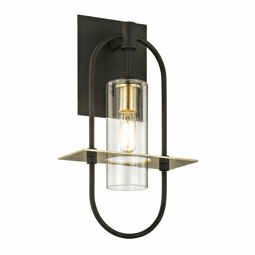 Troy Smyth 1-LT Wall Light - Dark Bronze AndBrushed Brass - B6391