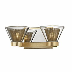 Troy Wink 2-LT Wall Light Bath Light - Gold Leaf - B5822 Troy Wink 2-LT Wall Light Bath Light - Gold Leaf - B5822