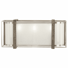 Tyson's Gate 3-LT Bath Light - Brushed Nickel W/Shale Wood - 4563-098 Tyson's Gate 3-LT Bath Light - Brushed Nickel W/Shale Wood - 4563-098