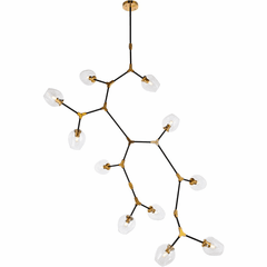 Urban Classic Cavoli 11-LT Pendant - Light Antique Brass/Flat Black - 1712G73LAB