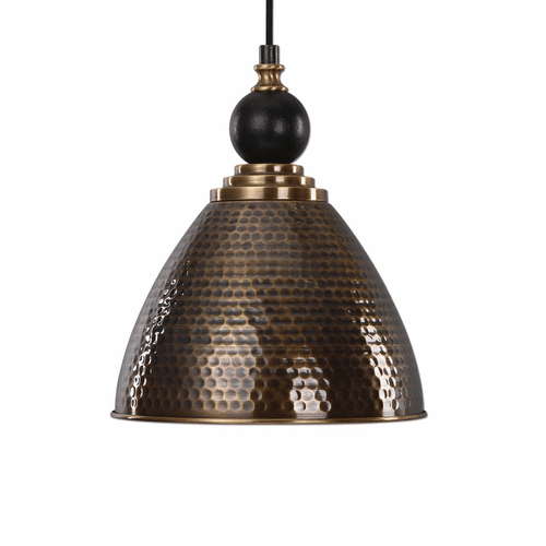 Uttermost Adastra 1-LT Antique Brass Pendant - 22052