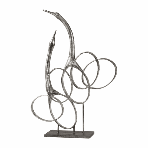 Uttermost Admiration Silver Bird Sculpture - 18944