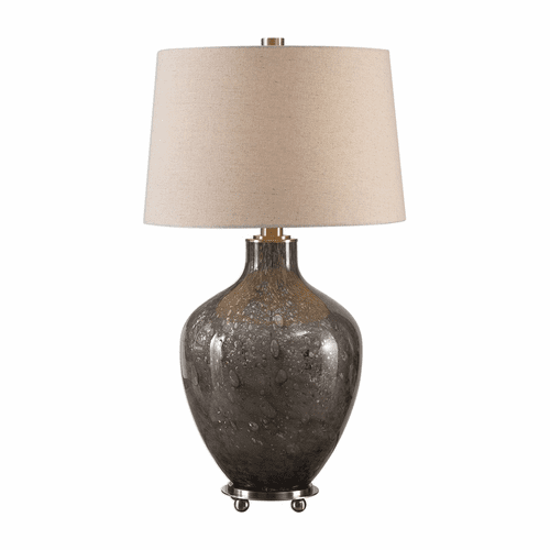 Uttermost Adria Transparent Gray Glass Lamp - 27802