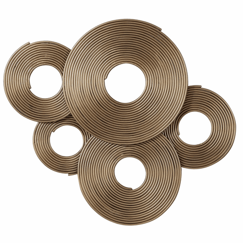Uttermost Ahmet Gold Rings Wall Decor - 04201