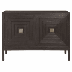 Uttermost Aiken Dark Walnut 2 Door Cabinet - 24916