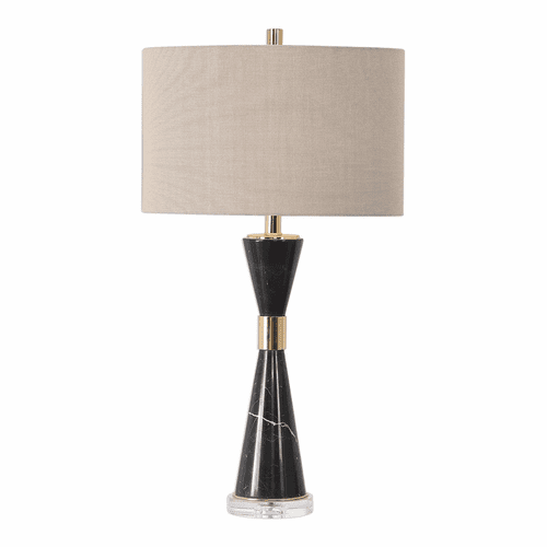 Uttermost Alastair Black Marble Table Lamp - 27886