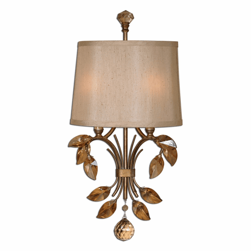 Uttermost Alenya 2-LT Gold Wall Sconce - 22487