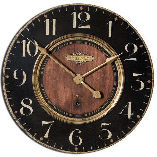 Uttermost Alexandre Martinot 23" Clock - 06026