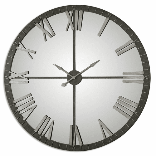 Uttermost Amelie Large Bronze Wall Clock - 06419