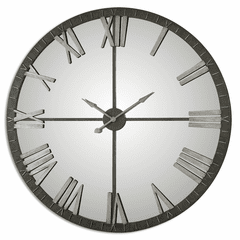 Uttermost Amelie Large Bronze Wall Clock - 06419