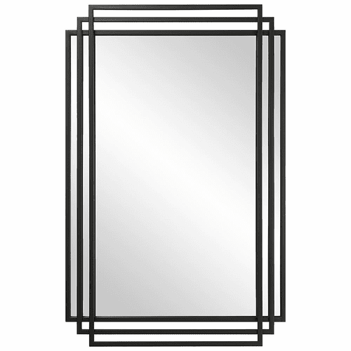 Uttermost Amherst Black Iron Mirror - 09768