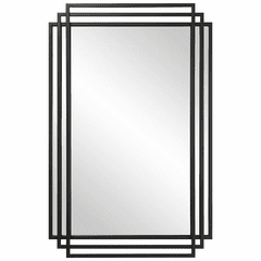 Uttermost Amherst Black Iron Mirror - 09768