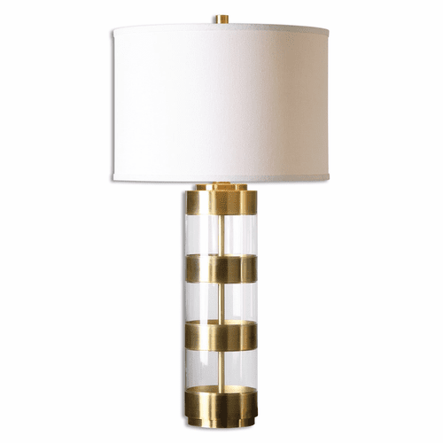 Uttermost Angora Brushed Brass Table Lamp - 26669-1