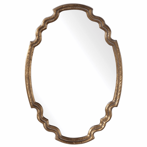Uttermost Ariane Gold Oval Mirror - 09584