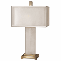 Uttermost Athanas Alabaster Lamp - 26136-1