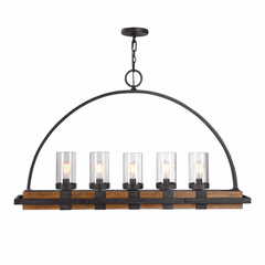 Uttermost Atwood, Uttermost Atwood 5-LT Rustic Linear Chandelier - 21328