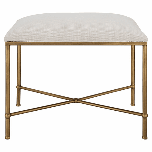 Uttermost Avenham Small Gold Framed Bench - 23689
