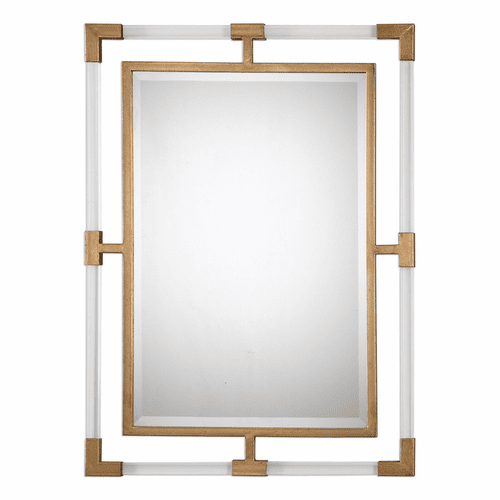 Uttermost Balkan Modern Gold Wall Mirror - 09124