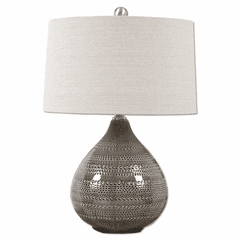 Uttermost Batova Smoke Gray Lamp - 27057-1