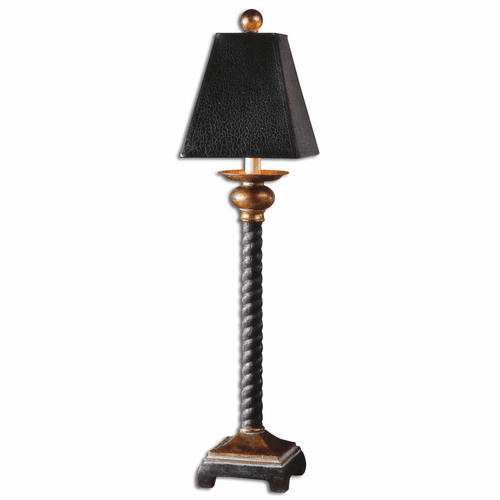 Uttermost Bellcord Black Buffet Lamp - 29007