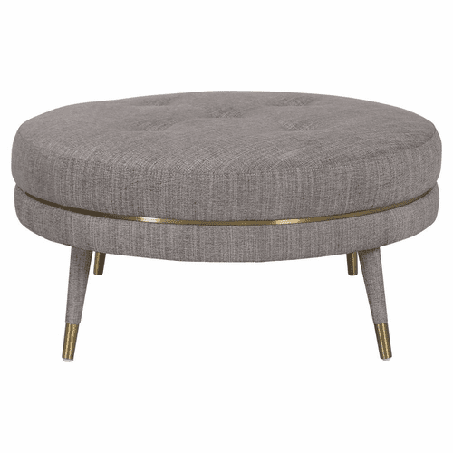 Uttermost Blake Modern Taupe Ottoman - 23524