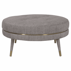 Uttermost Blake Modern Taupe Ottoman - 23524