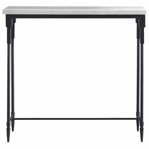 Uttermost Bourges Table - White Marble - 25165