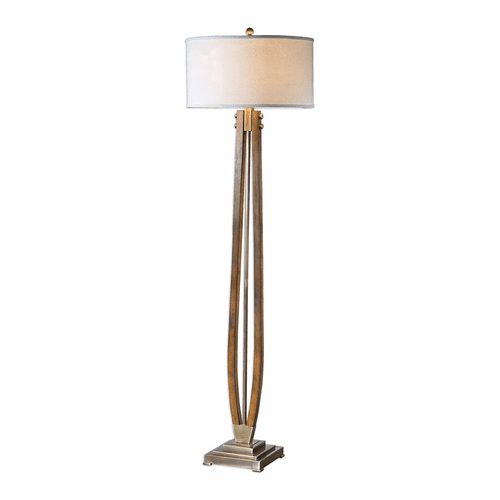 Uttermost Boydton Burnished Wood Floor Lamp - 28105