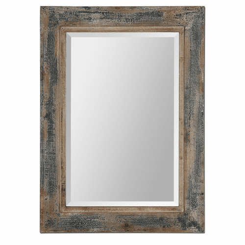 Uttermost Bozeman Distressed Blue Mirror - 13829