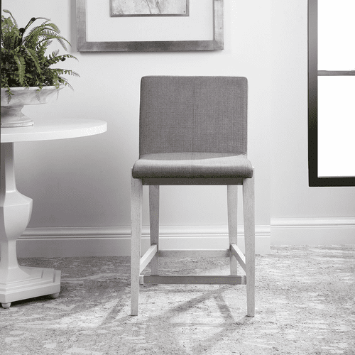 Uttermost Brazos Gray Counter Stool - 23554