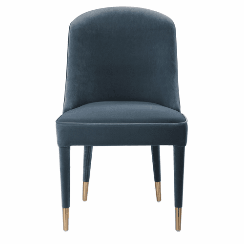Uttermost Brie Armless Chair, Blue, Set Of 2 - 23556-2
