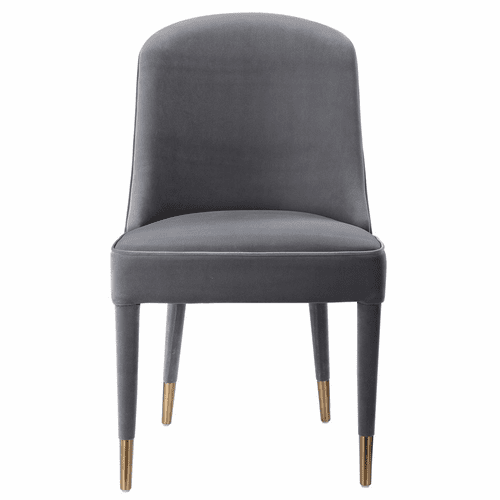 Uttermost Brie Armless Chair, Gray, Set Of 2 - 23555-2
