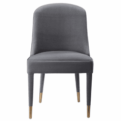 Uttermost Brie Armless Chair, Gray, Set Of 2 - 23555-2