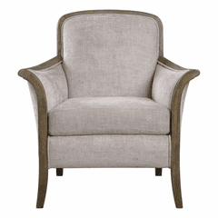 Uttermost Brittoney Taupe Armchair - 23369