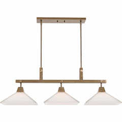 Uttermost Brookdale Industrial 3 Light Linear Chandelier - 21346