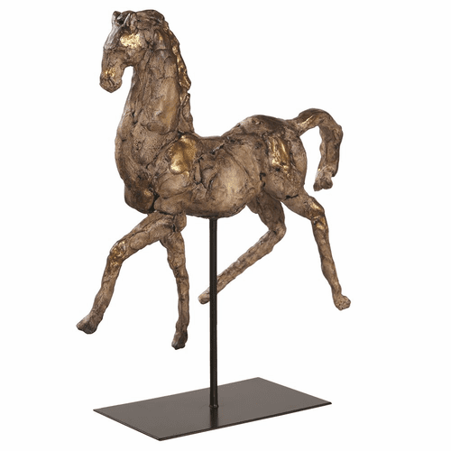Uttermost Caballo Dorado Horse Sculpture - 17585