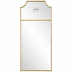 Uttermost Caddington Tall Brass Mirror - 09748