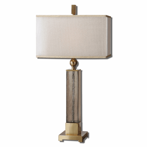 Uttermost Caecilia Amber Glass Table Lamp - 26583-1