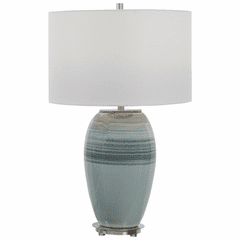 Uttermost Caicos Teal Table Lamp - 28437-1